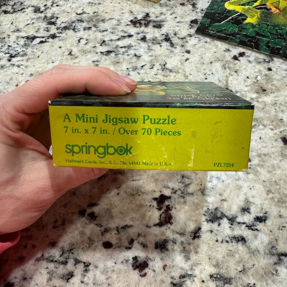 JIM HENSON HALLMARK CARDS 1981 KERMIT THE FROG ERIN GO FROG  7” PUZZLE - Picture 5 of 5